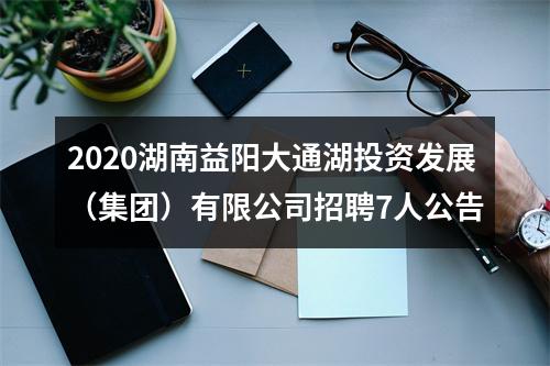 2020湖南益阳大通湖投资发展（集团）有限公司招聘7人公告 图片